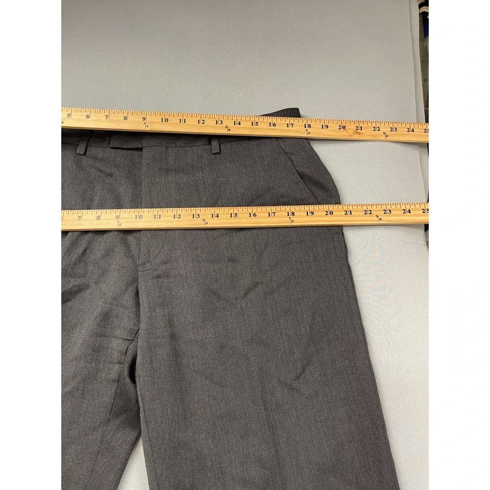 Banana Republic Tailored Slim Wool Dress Pants Mens 34x34 Gray‎ Cerruti Fabric